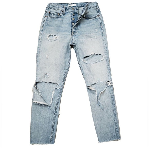 GRLFRND Karolina Distressed Jeans - Size 26 - Picture 2 of 10